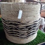 SEAGRASS ROUND BANANA RATTAN BASKET